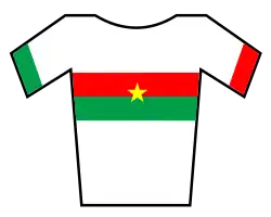 Description de l'image MaillotBurkinaFaso.svg.