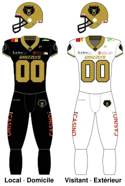 Description de l'image Maillot Grizzlys Catalans (2023).svg.