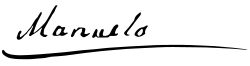 signature de Manuela Sáenz