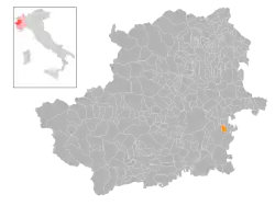 Localisation de Andezeno