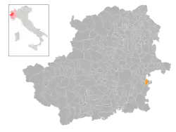 Localisation de Arignano