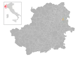 Localisation de Barone Canavese