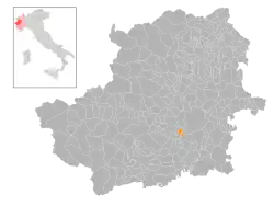 Localisation de Beinasco