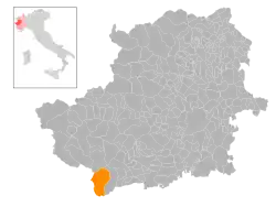 Localisation de Bobbio Pellice