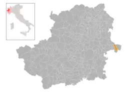 Localisation de Brusasco