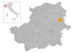 Localisation de Caluso