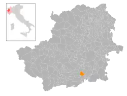 Localisation de Castagnole Piemonte