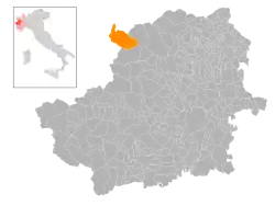 Localisation de Ceresole Reale