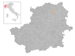 Localisation de Colleretto Castelnuovo