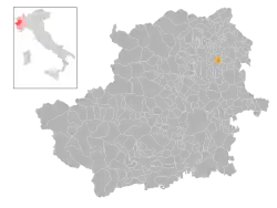 Localisation de Cuceglio