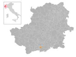 Localisation de Garzigliana