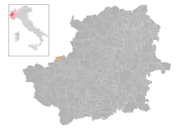 Localisation de Montcenis