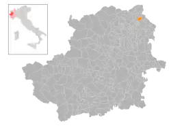 Localisation de Montalto Dora