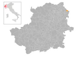 Localisation de Palazzo Canavese