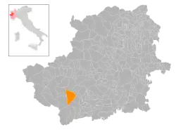 Localisation de Perrero