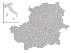 Localisation de Pianezza