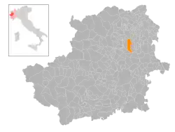 Localisation de Rivarolo Canavese