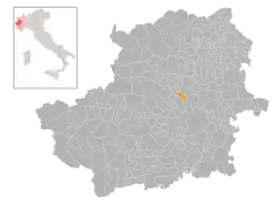 Localisation de Robassomero