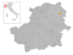 Localisation de Romano Canavese