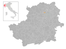 Localisation de San Colombano Belmonte