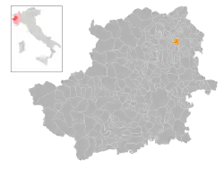 Localisation de San Martino Canavese