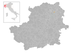 Localisation de Strambinello