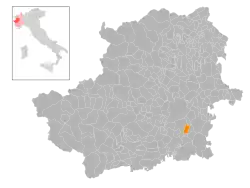 Localisation de Trofarello