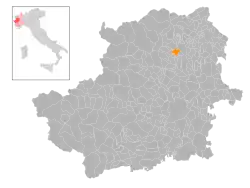 Localisation de Valperga