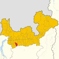 Localisation de Albaredo per San Marco