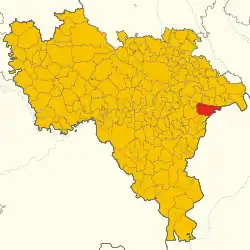 Localisation de Arena Po