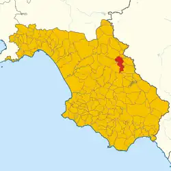 Localisation de Auletta