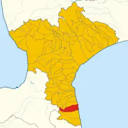 Localisation de Badolato