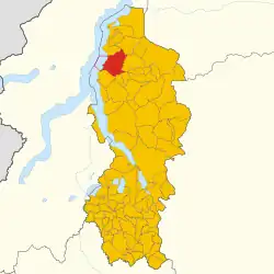 Localisation de Bellano