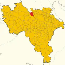 Localisation de Bereguardo