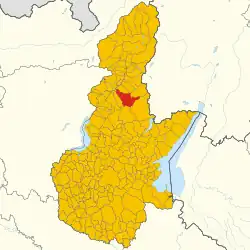 Localisation de Bienno