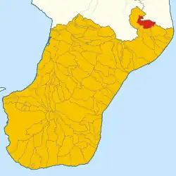 Localisation de Bivongi