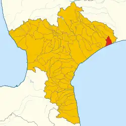 Localisation de Botricello