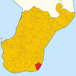 Localisation de Brancaleone