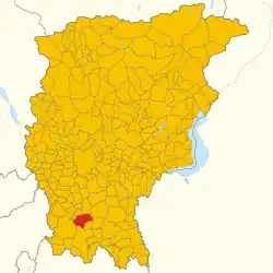 Localisation de Brignano Gera d'Adda