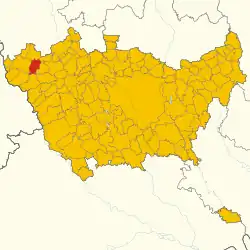 Localisation de Buscate