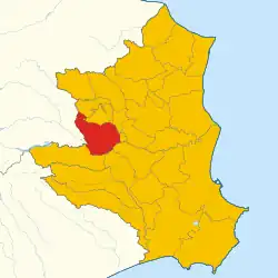 Localisation de Caccuri