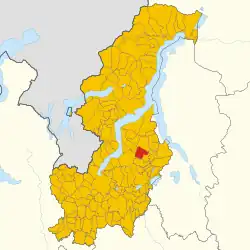 Localisation de Caglio