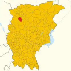 Localisation de Camerata Cornello