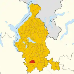 Localisation de Cardano al Campo