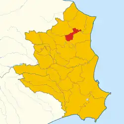 Localisation de Carfizzi