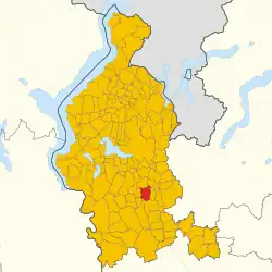 Localisation de Carnago