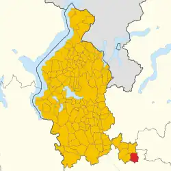 Localisation de Caronno Pertusella