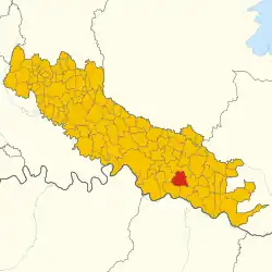 Localisation de Cella Dati