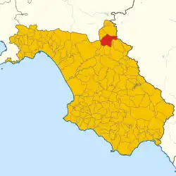 Localisation de Colliano