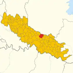 Localisation de Corte de' Frati